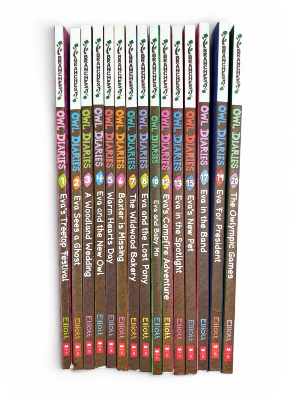 (15) Owl Diaries Book Lot By Rebecca Elliot Scholastic Branches Like New - Picture 2 of 14